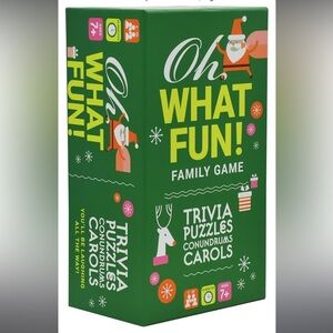 Project Genius, Oh What Fun! Family Christmas Game, Holiday Trivia